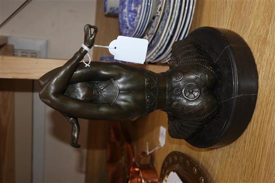 An Art Deco style bronze figure